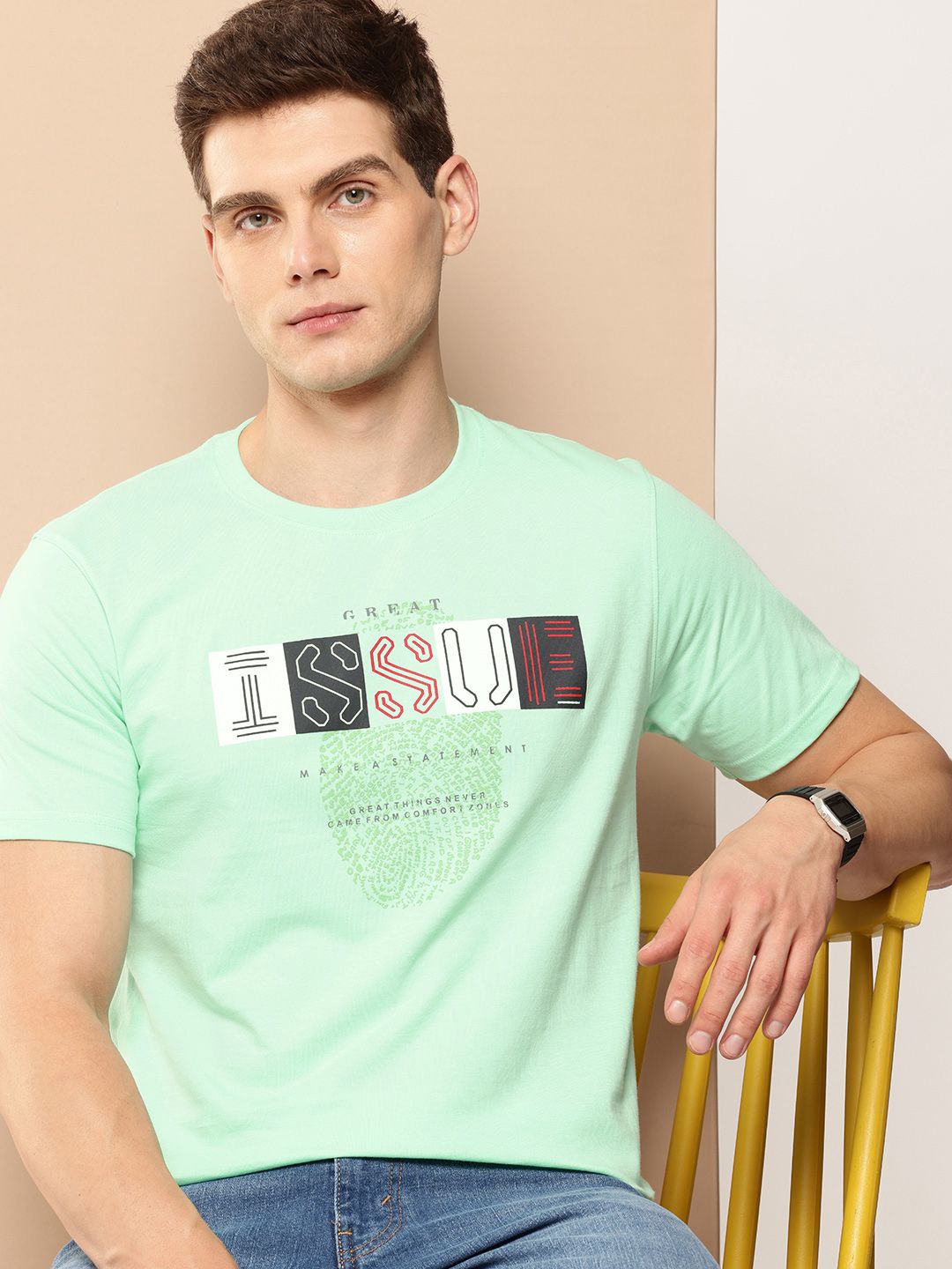 FROSEN FOX Typography Printed T-shirt-picture-33