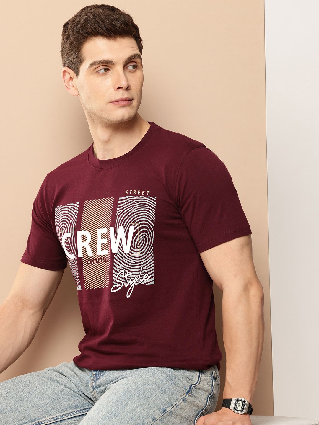 FROSEN FOX Typography Printed T-shirt-picture-12