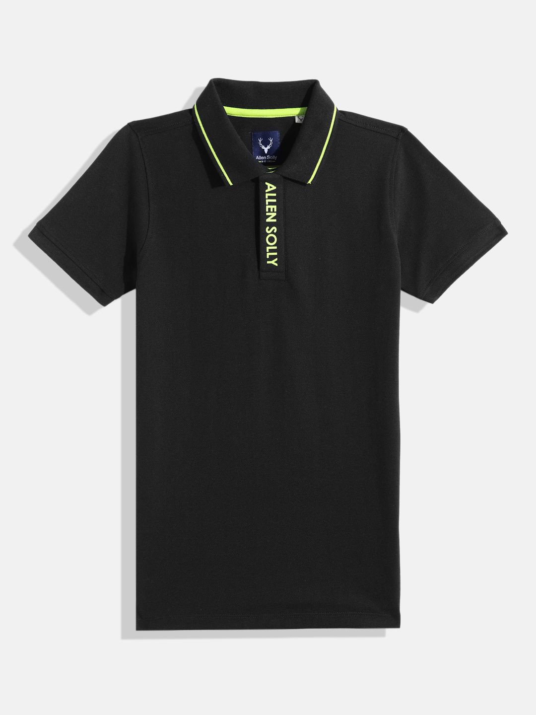 Allen Solly Junior Boys Brand Logo Polo Collar Pure Cotton T-shirt-picture-16