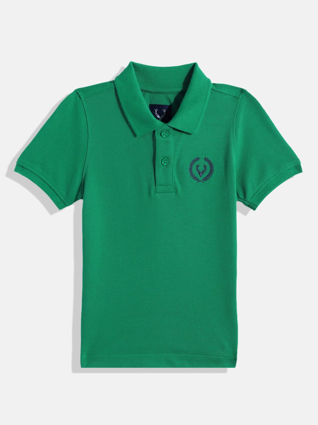 Allen Solly Junior Boys Brand Logo Polo Collar Pure Cotton T-shirt-picture-29