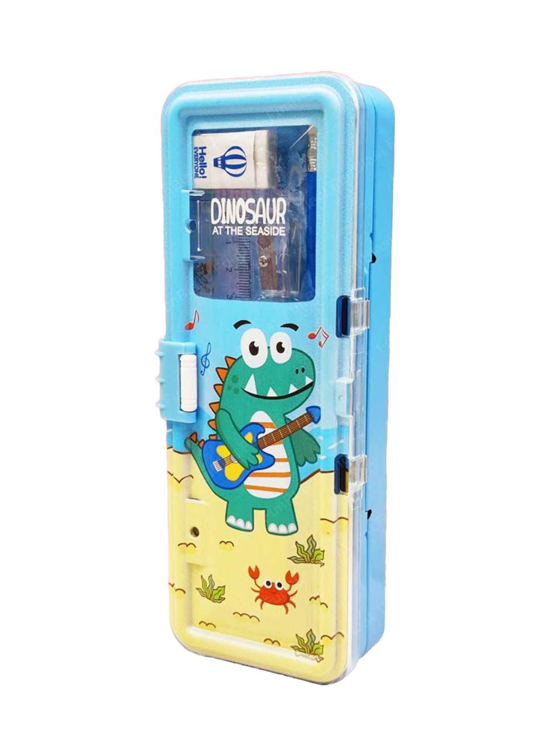 YK Double Layer Geometry Box With Stationery Set-picture-54