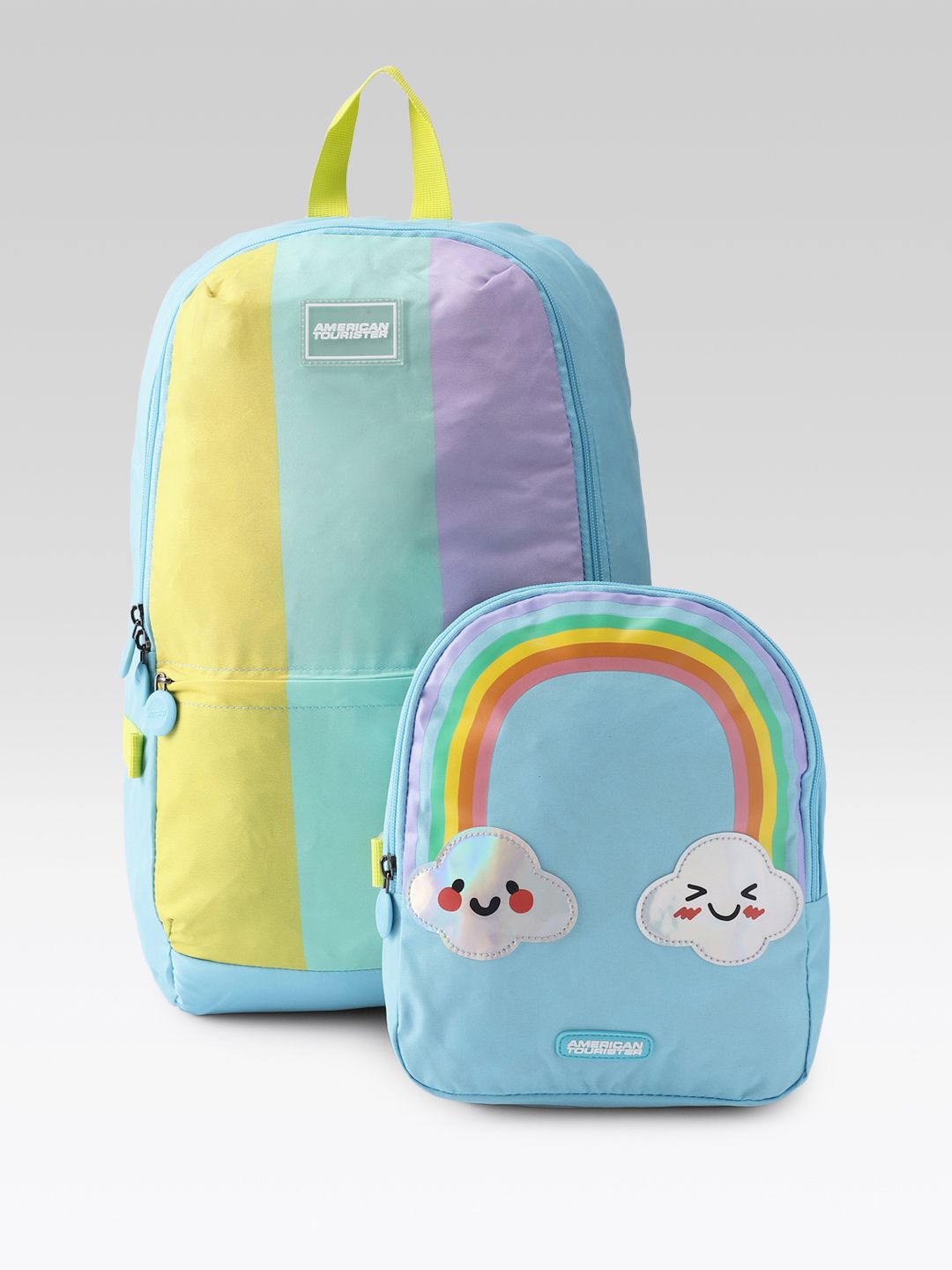 AMERICAN TOURISTER Unisex Kids MOODLE 2.0 Colourblocked Applique Backpack-image-9