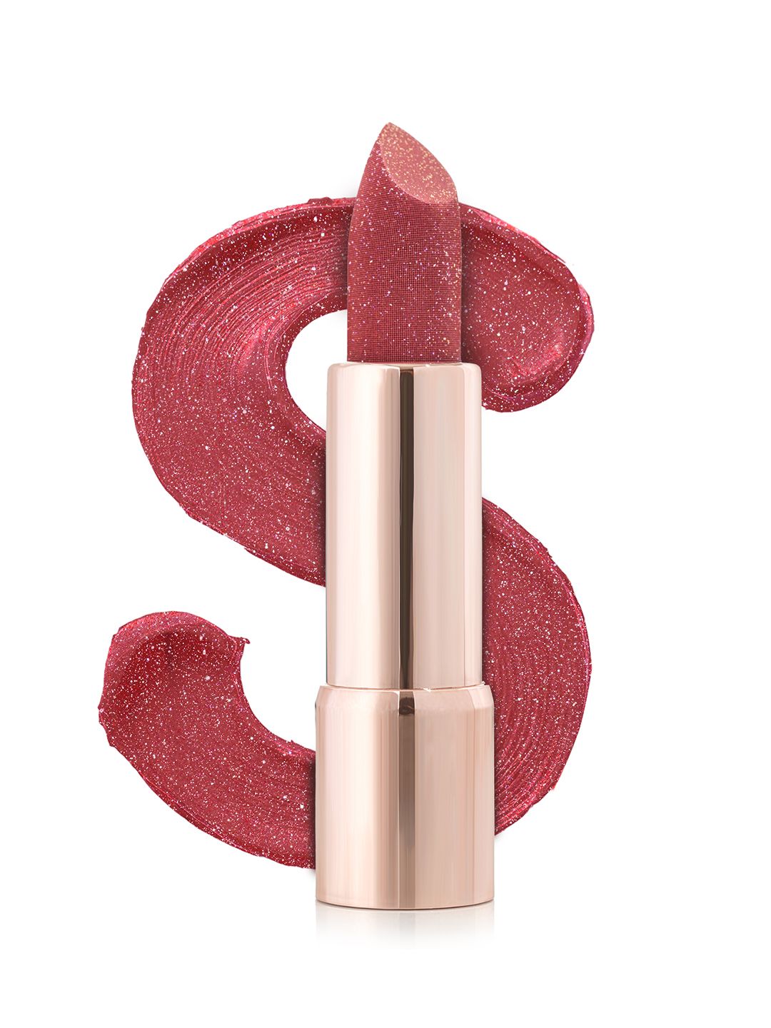 SWISS BEAUTY More Than Glitter Lipstick 3g - Shine Mauve 05-image-7