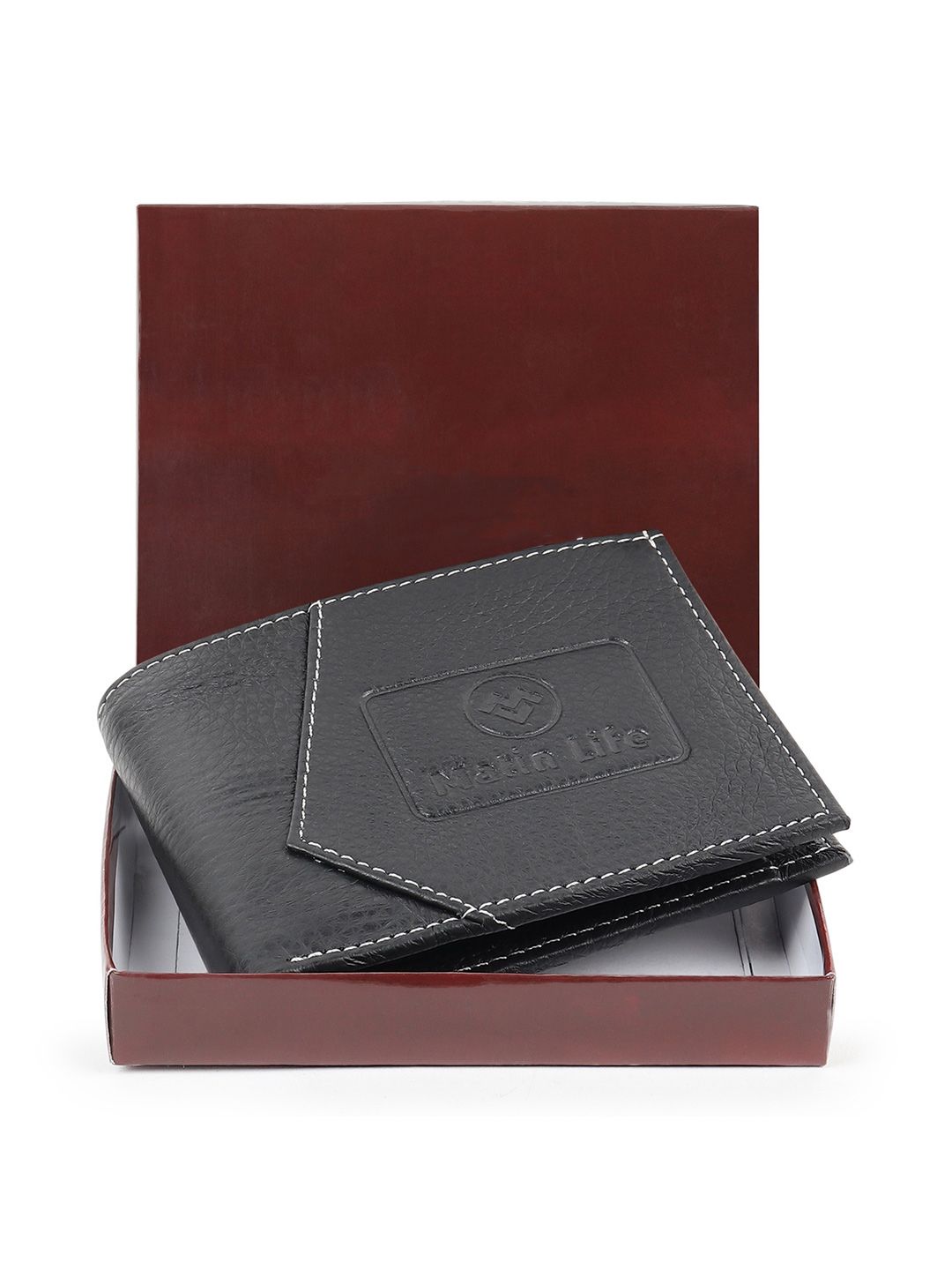 MATIN LIFE Men Leather Two Fold Wallet-image-47