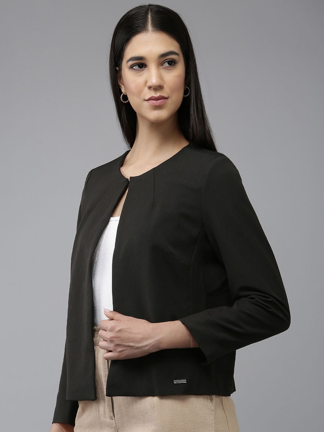 van heusen woman Van Heusen Solid Front-Open Formal Jacket-picture-13