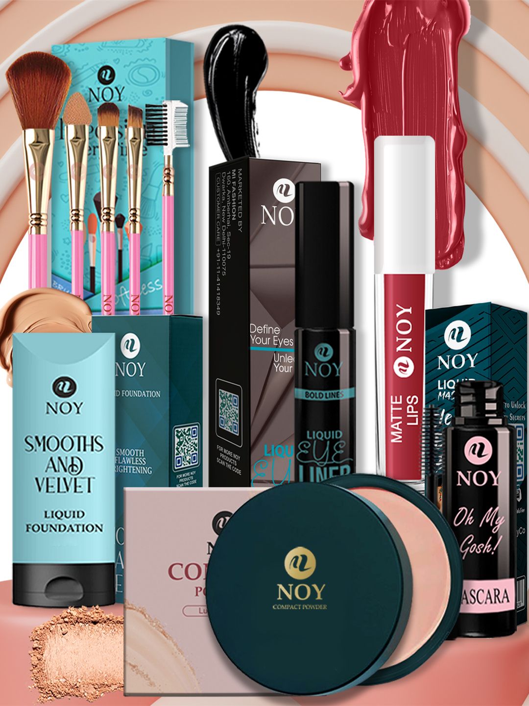 NOY Set Of 10 Flawless Long Lasting Daily Makeup Set-picture-36