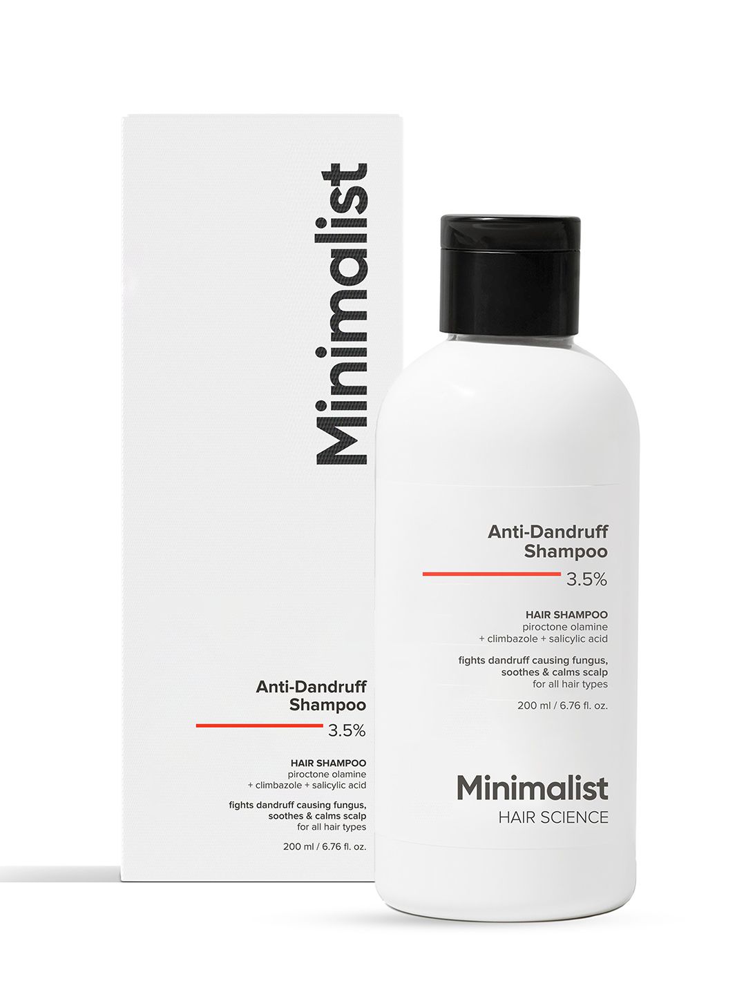 Minimalist Anti-Dandruff Shampoo 3.5% with Piroctone Olamine & Salicylic Acid - 200 ml-picture-16