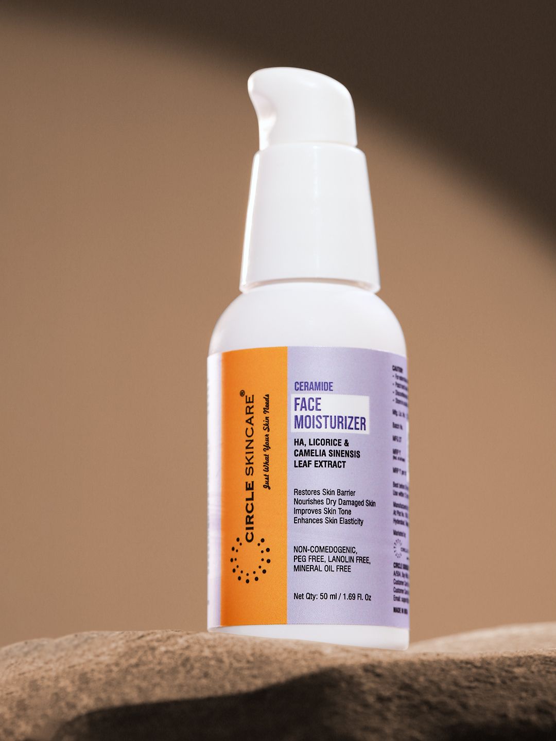 CIRCLE SKINCARE Ceramide Face Moisturizer with Shea Butter & Licorice - 50 ml