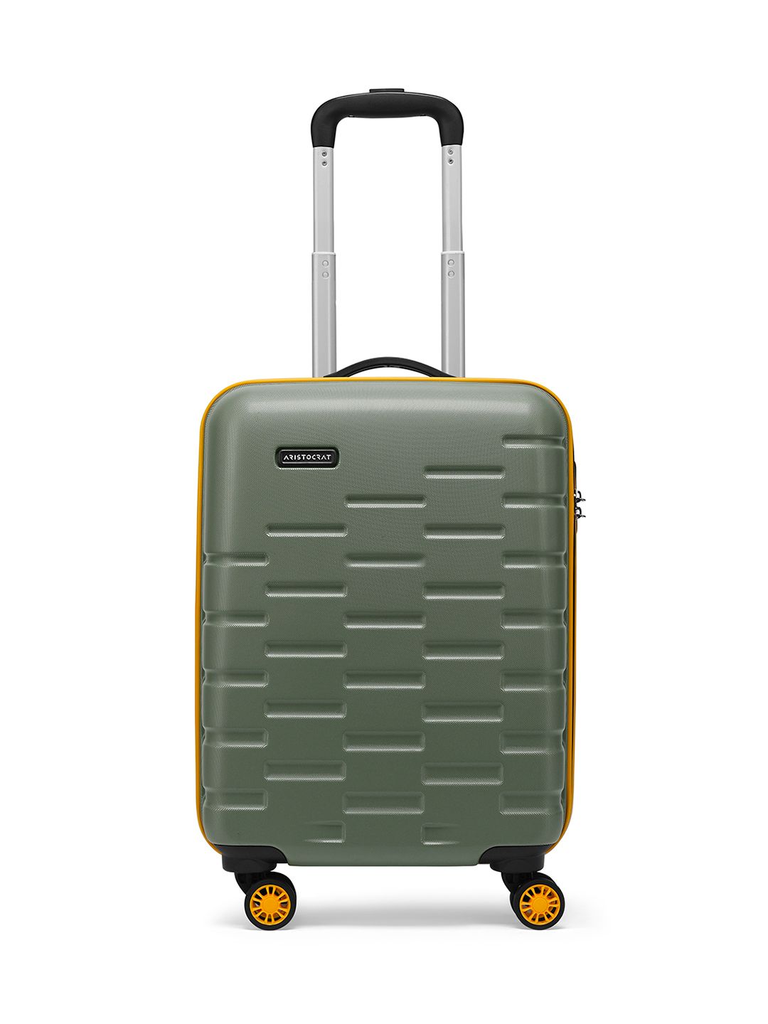 Aristocrat Fencer Pro Textured Hard Cabin Trolley Bag- 35L-image-32