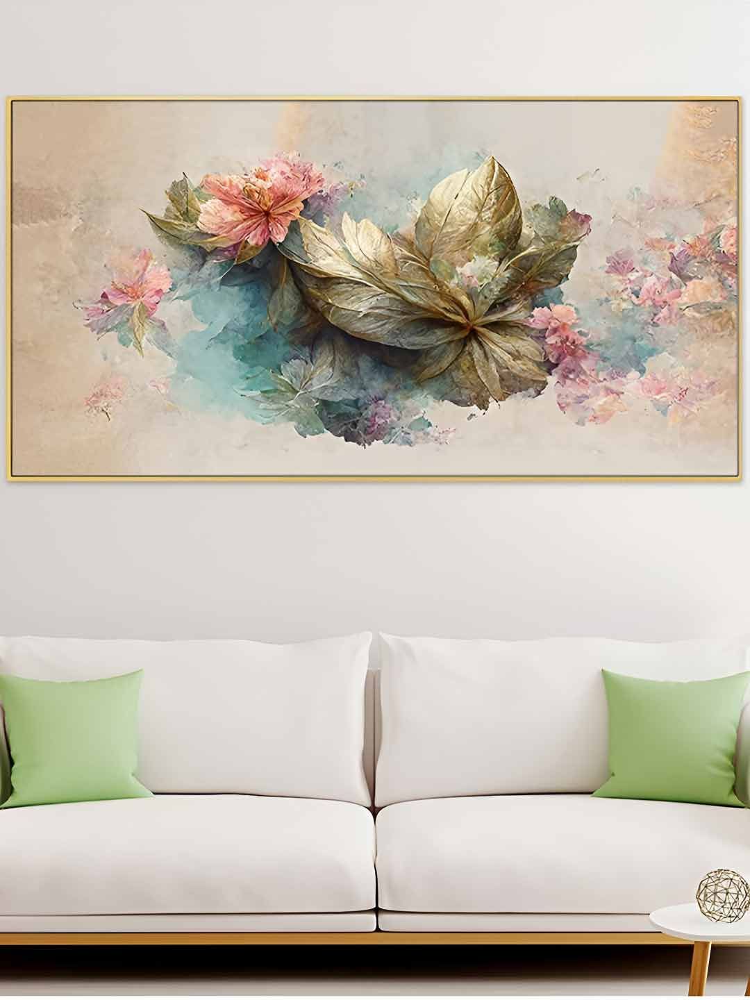 DEKORSTATION Green & Beige Wooden Wall Paintings-picture-24