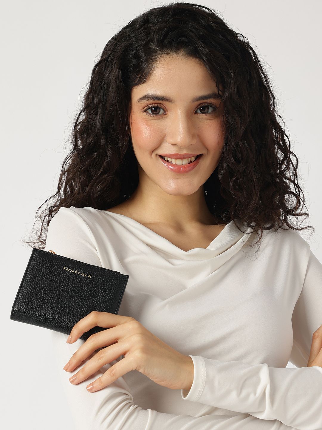 Fastrack Women Textured PU Two Fold Wallet-picture-16