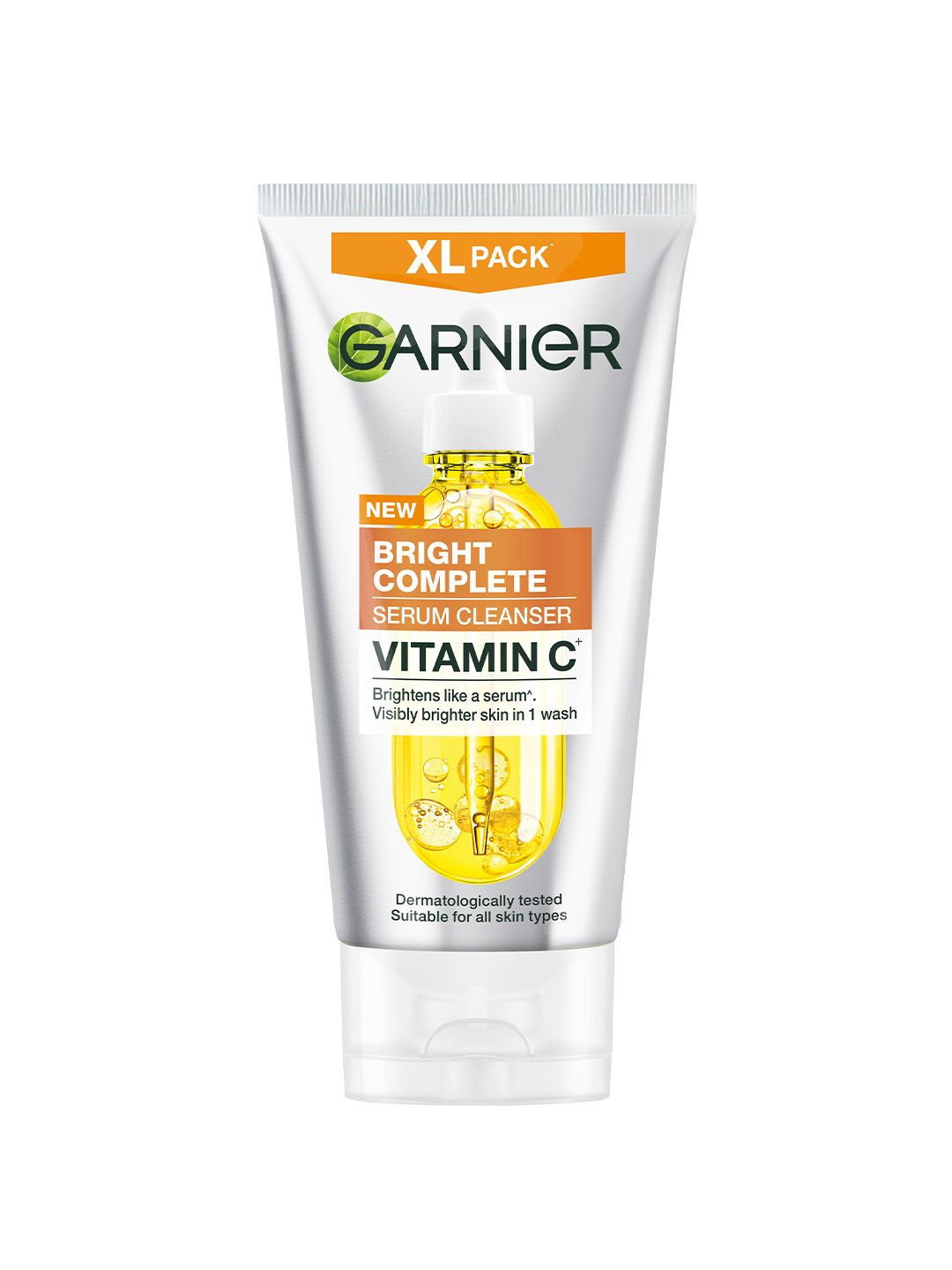Garnier Vitamin C + Serum Face Wash for Brightening & Tan Removal For All Skin Types -150g-image-34
