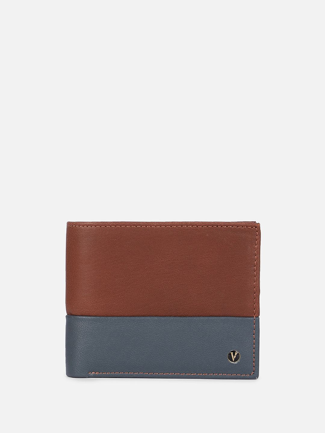 Van Heusen Men Colourblocked Leather Two Fold Wallet-picture-17
