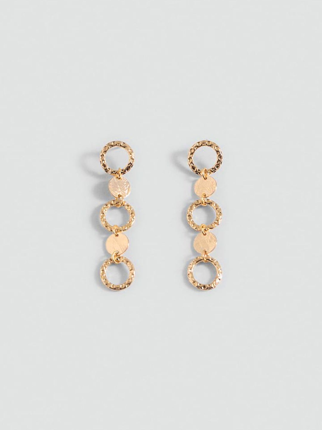 MANGO Circular Drop Earrings-picture-38