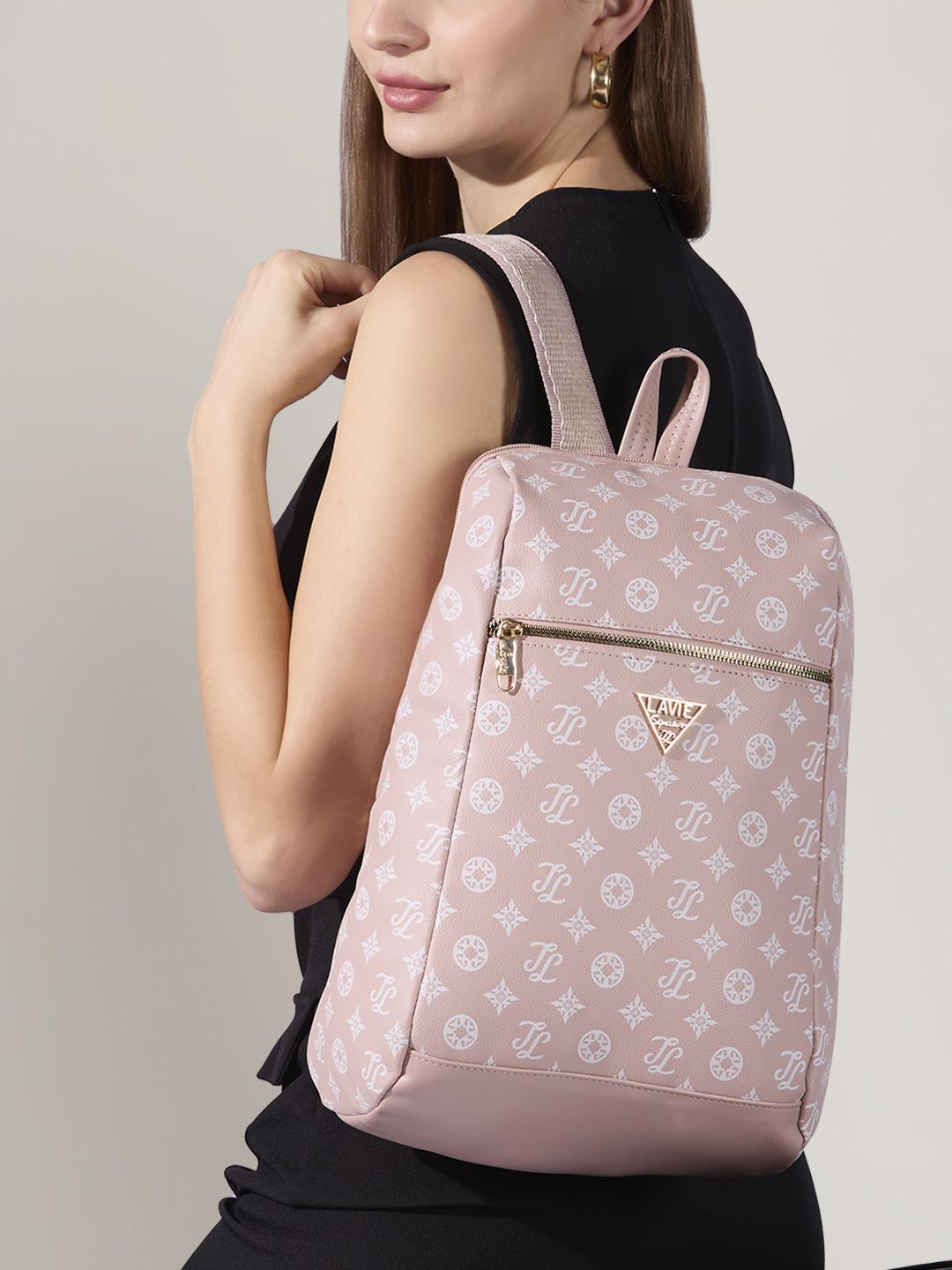 LAVIE Signature St.Louis Monogram Printed Compact Fashion Backpack-picture-42