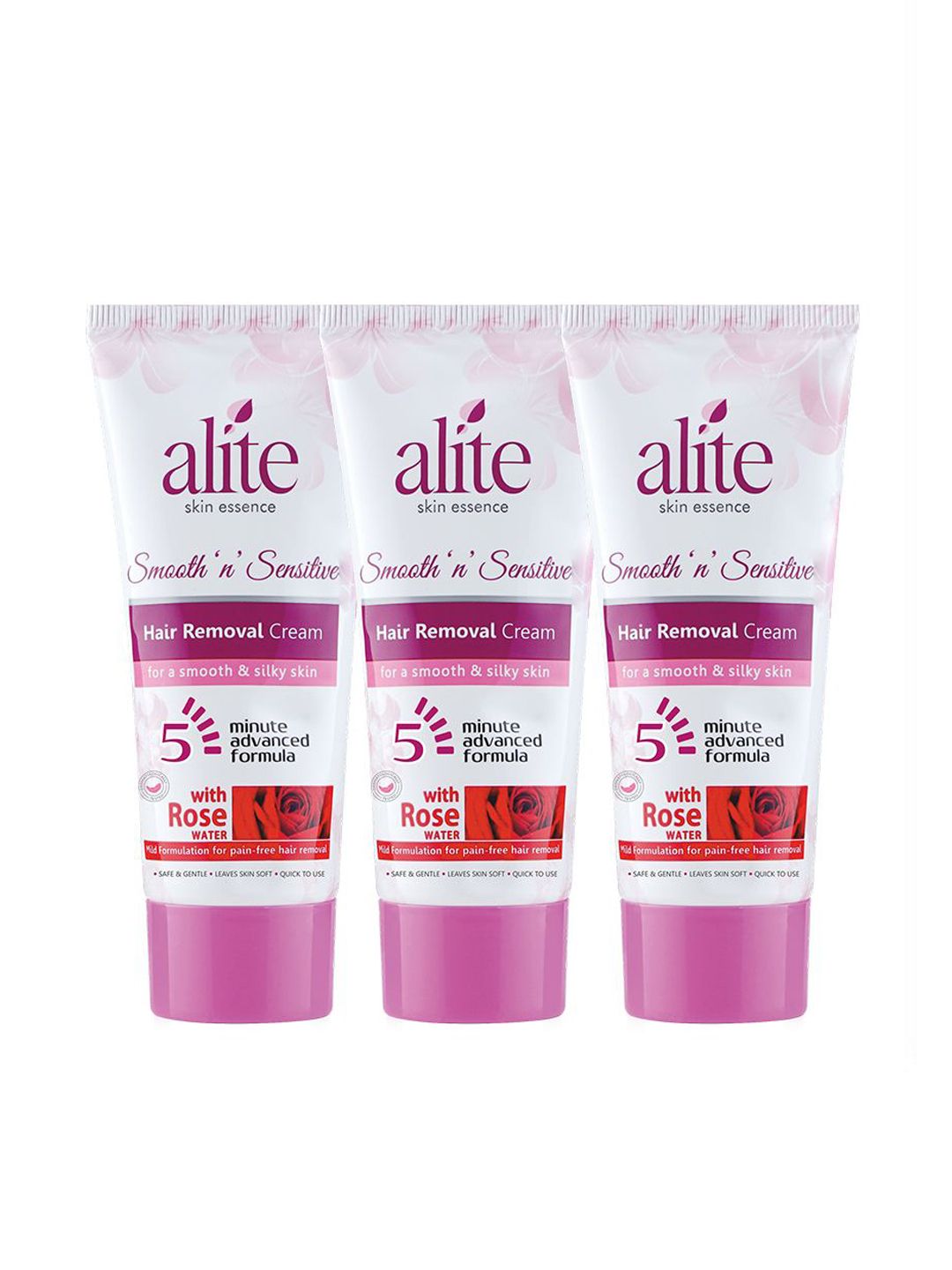 Alite Set Of 3 Smooth N Sensitive Hair Removal Cream - 60 g Each