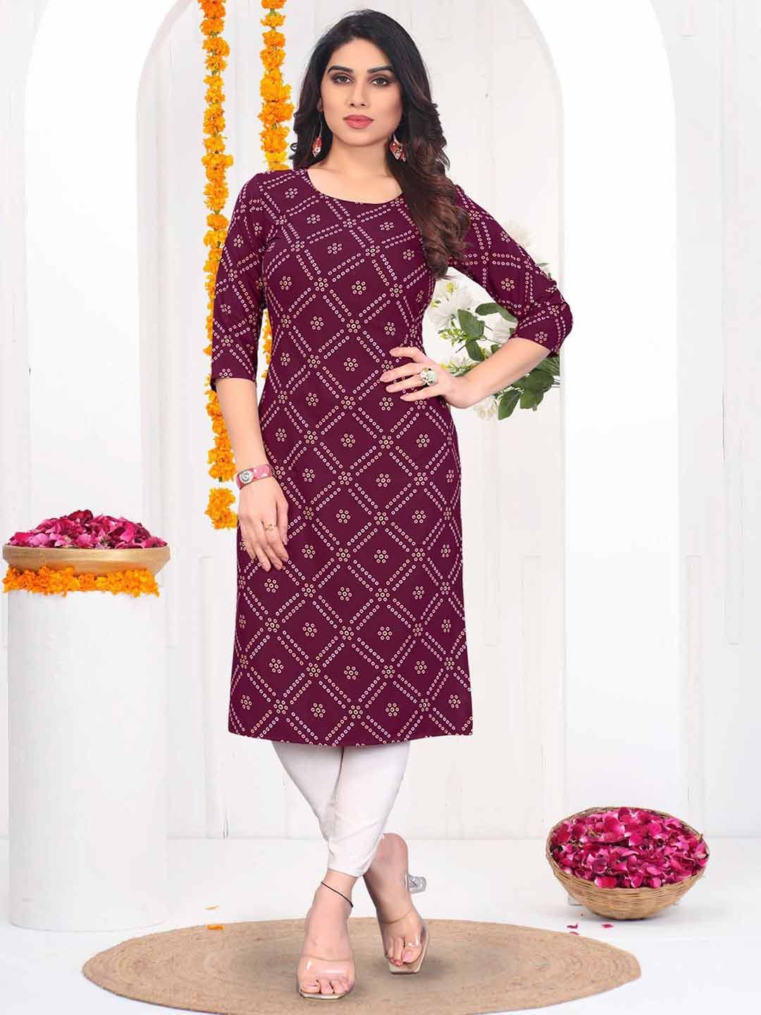 Moda Rapido Women Geometric Printed Kurta-image-41