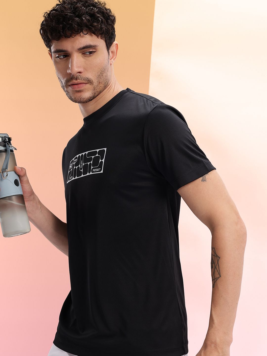 HRX by Hrithik Roshan Printed Running T-shirt-picture-10