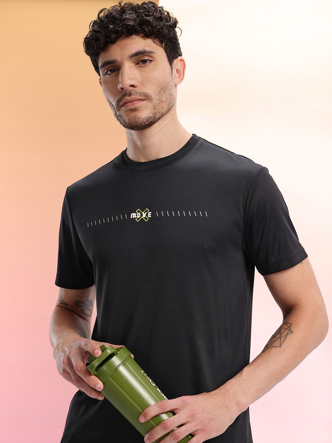 HRX by Hrithik Roshan Printed Running T-shirt-picture-45
