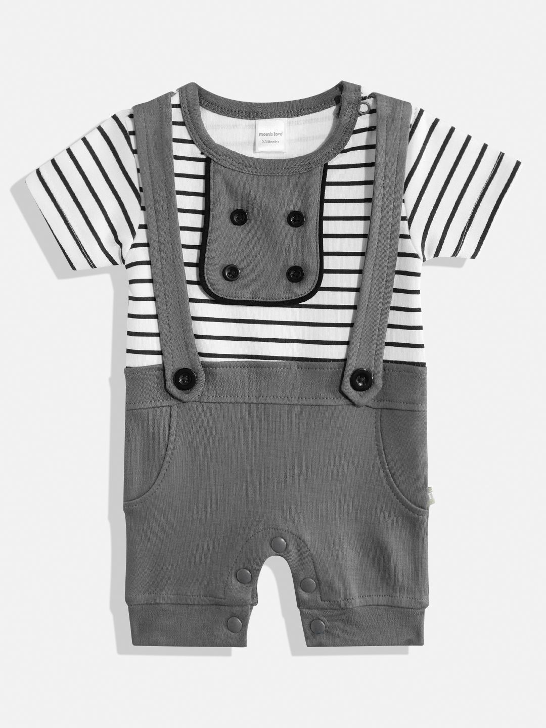 Moms Love Infant Boys Pure Cotton Rompers