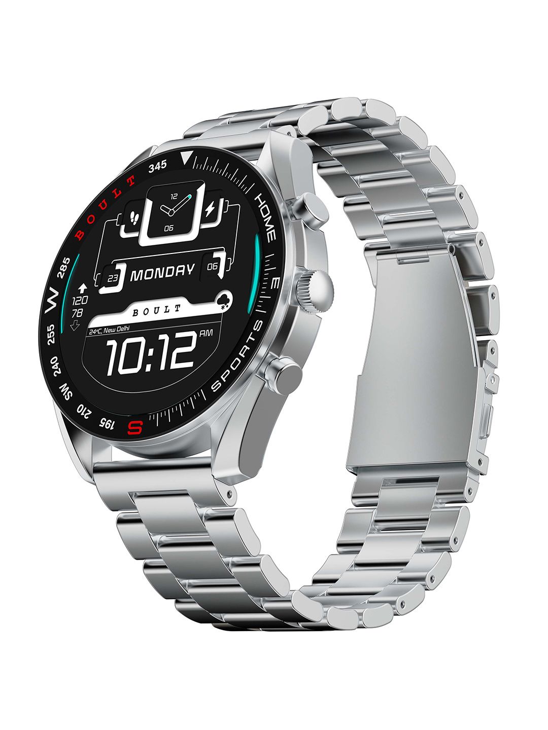 Boult Mirage 1.39" Screen BT Calling Working Crown 500 Nits SpO2 Smart Watch-image-2