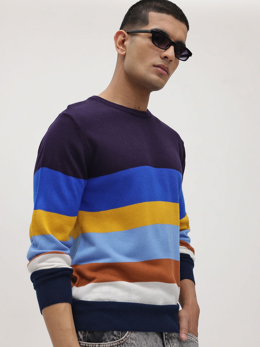 The Roadster Lifestyle Co. Striped Pullover-picture-28