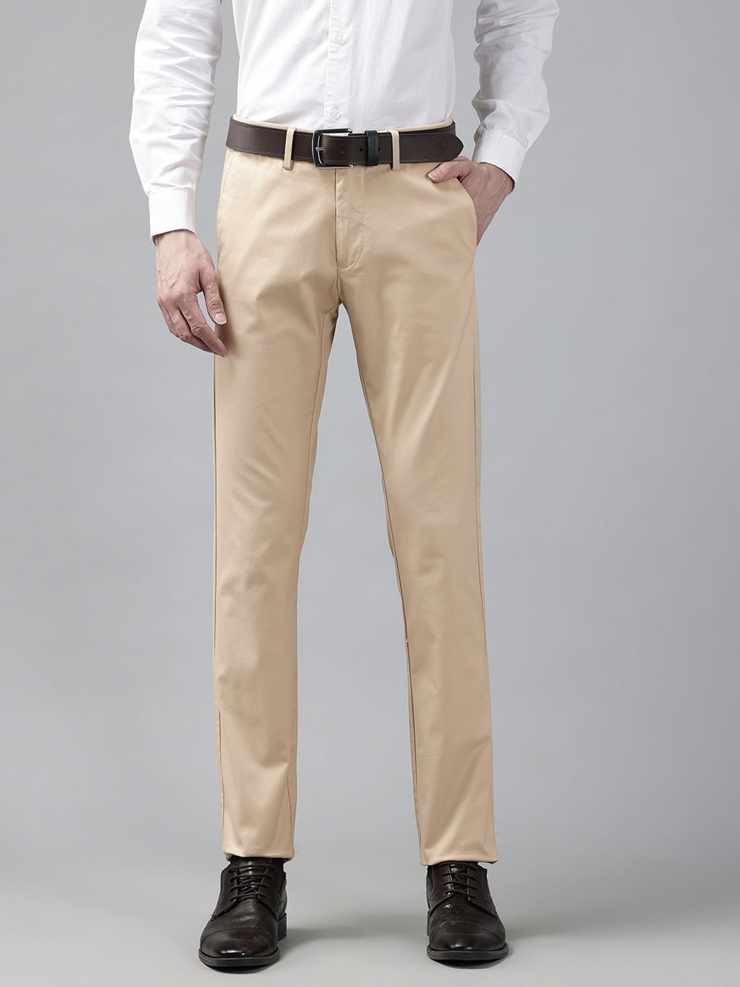 Van Heusen Men Slim Fit Formal Trousers-picture-33