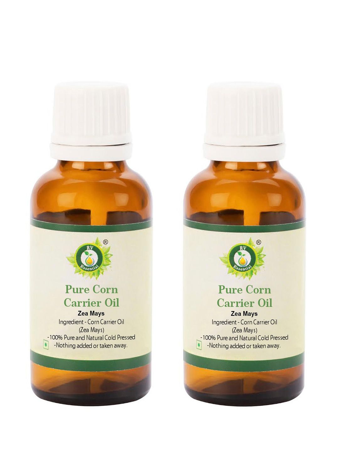 R V Essential Set Of 2 Pure Corn Carrier Oil - 100 ml Each-picture-20