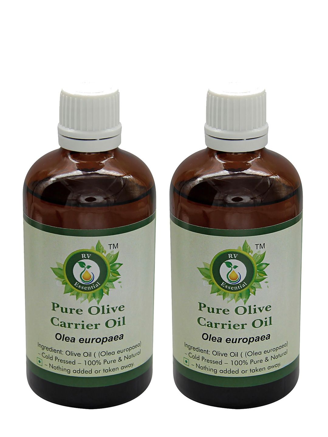 R V Essential Set Of 2 Pure Olive Carrier Oil - 100 ml Each-picture-39