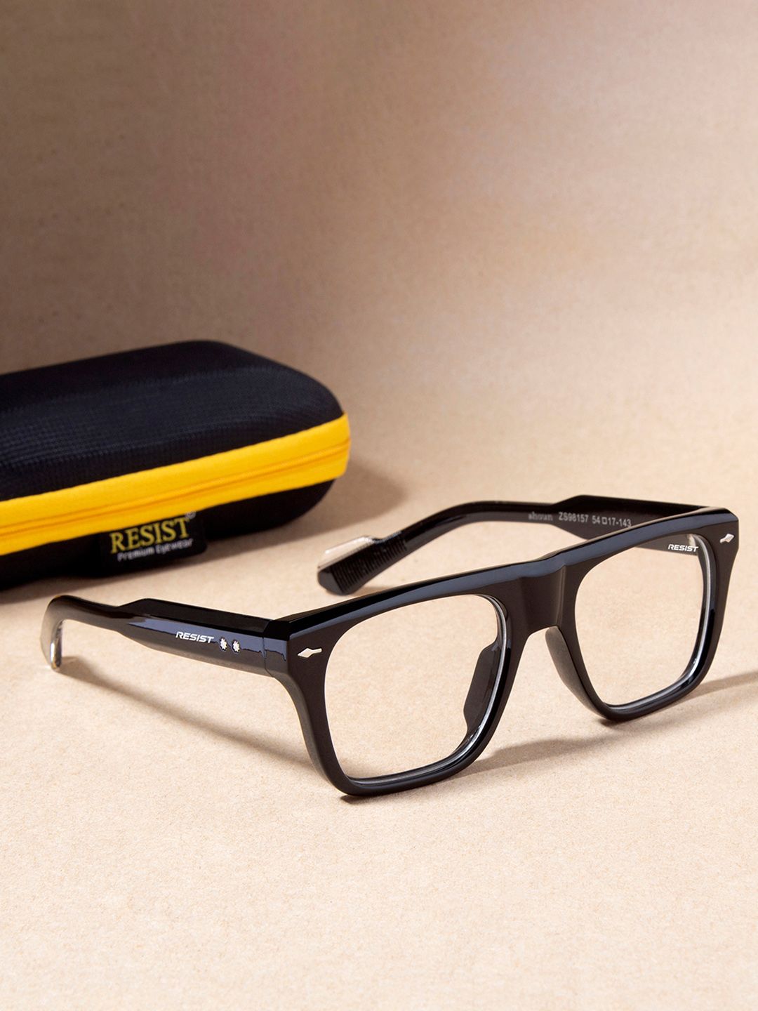 RESIST EYEWEAR UNISEX Black Clear UV Protected Wayfarer Sunglasses-picture-12