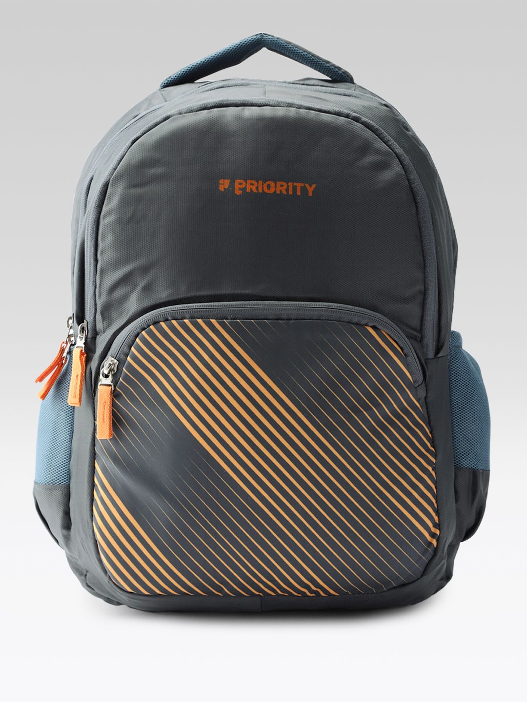 Priority Unisex Striped Laptop Backpack-picture-41