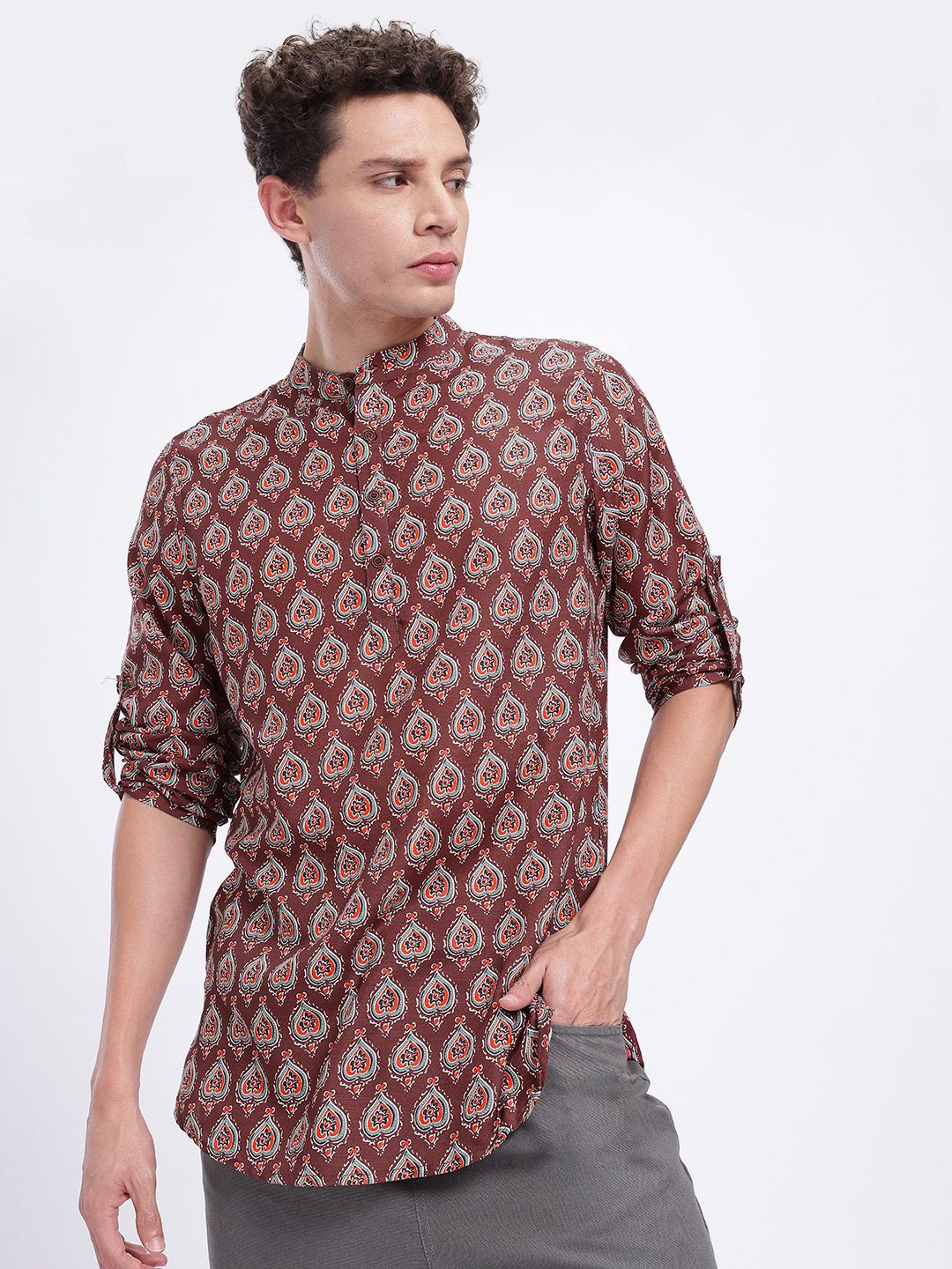 Anouk Rustic Printed Short Kurta-picture-41