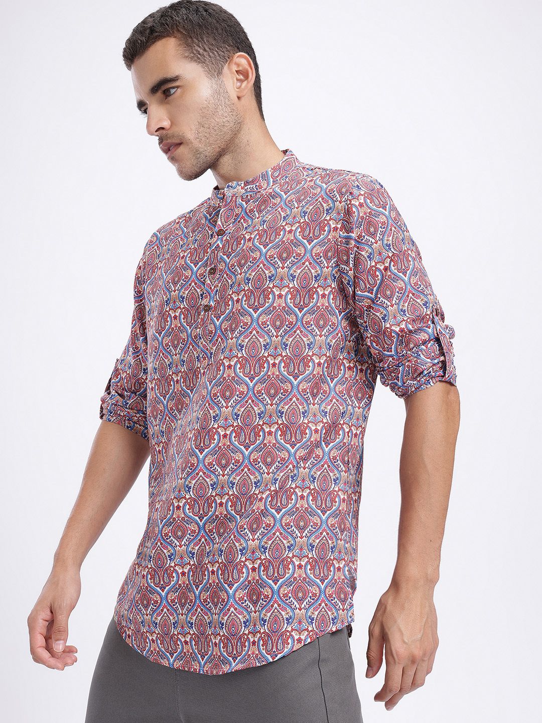 Anouk Rustic Paisley Printed Indie Prints Kurta-picture-37