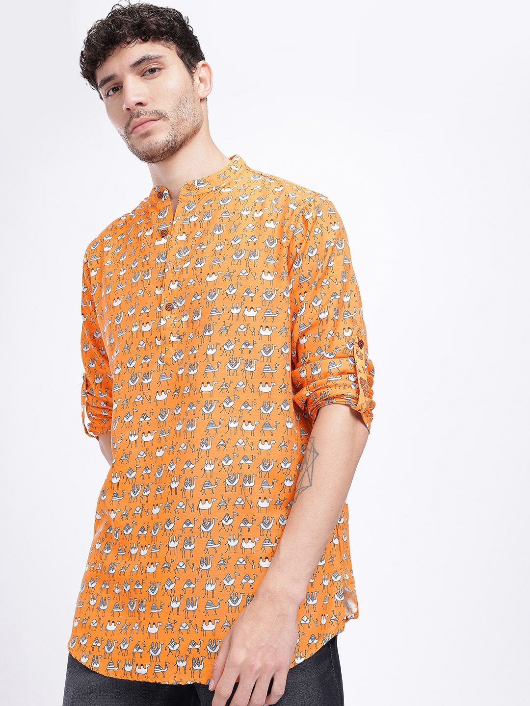 Anouk Rustic Printed Short Kurta-picture-16