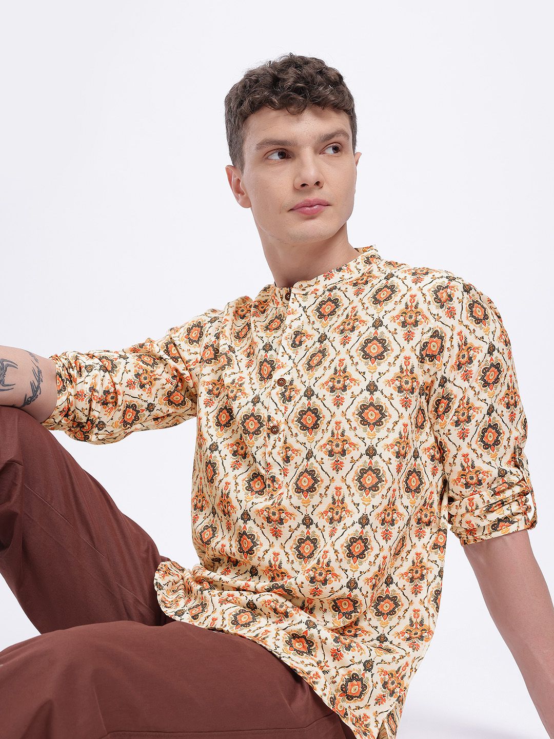 Anouk Rustic Printed Short Kurta-picture-34