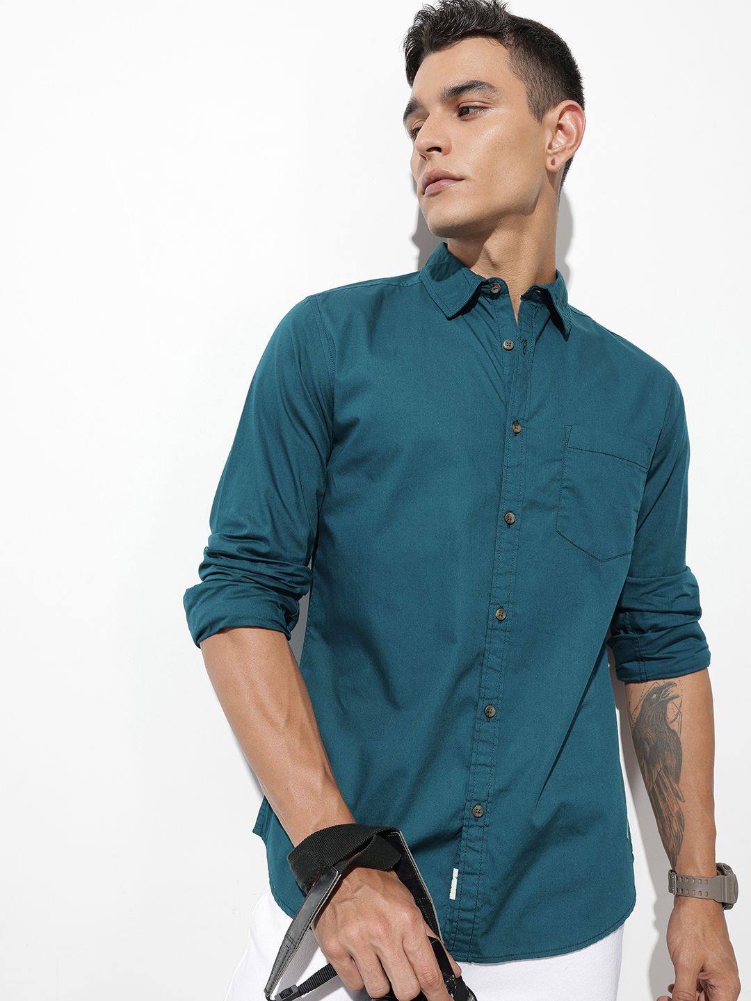 The Roadster Lifestyle Co. Men Pure Cotton Casual Shirt-picture-39