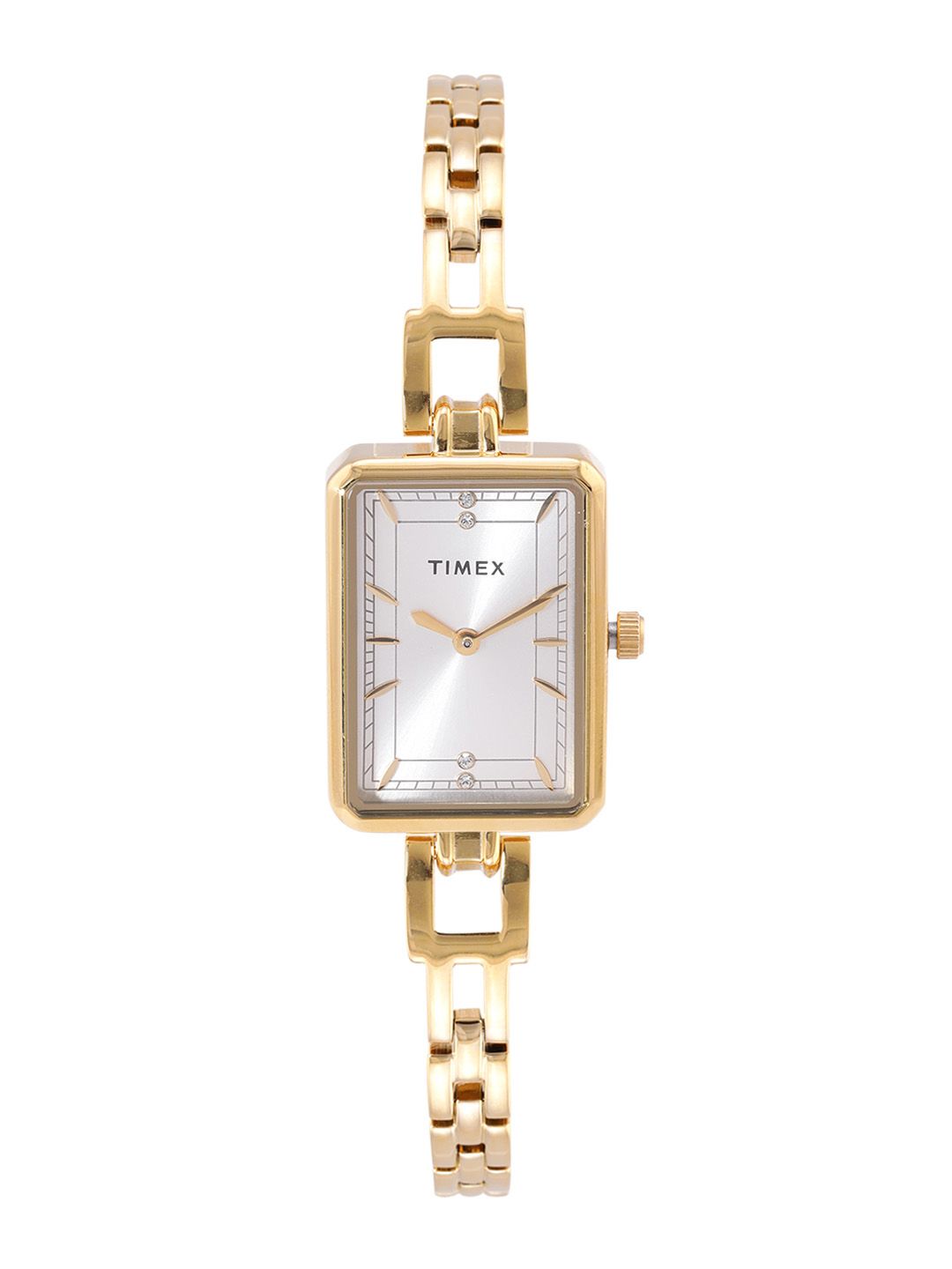Timex Women Brass Dial & Bracelet Style Straps Analogue Watch - TWEL22801-image-36