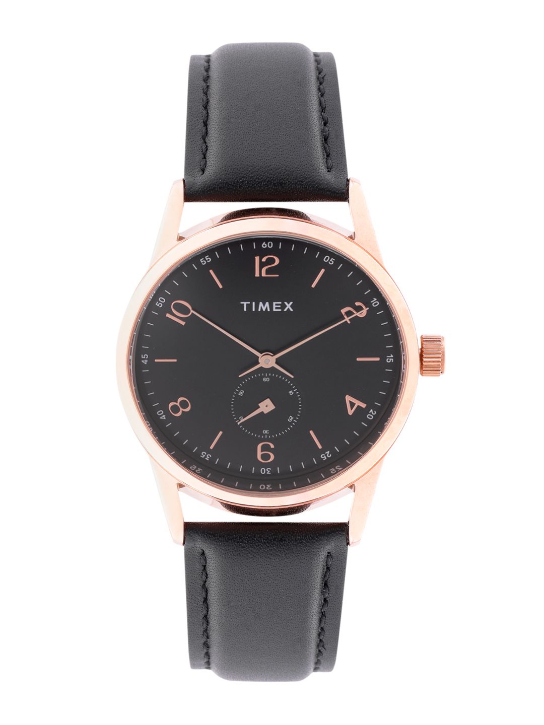 Timex Men Round Dial & Leather Straps Analogue Watch - TWEG25512-picture-17