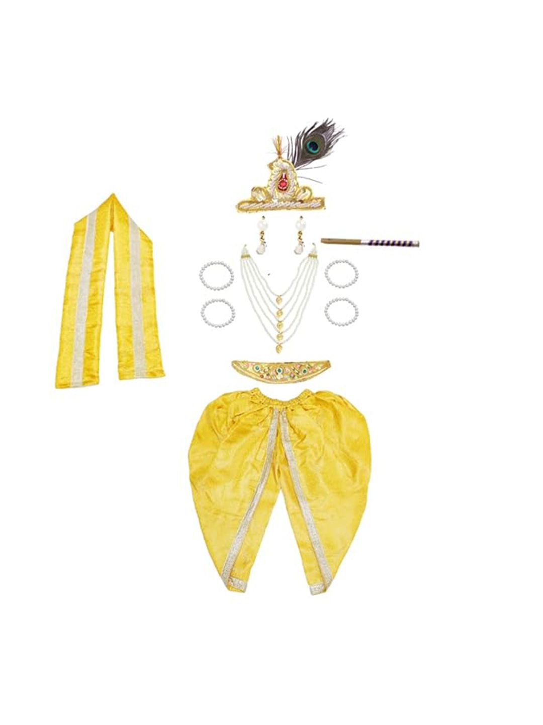 itsmycostume Infant Boys Woven Design Janamashtm Dress-picture-17