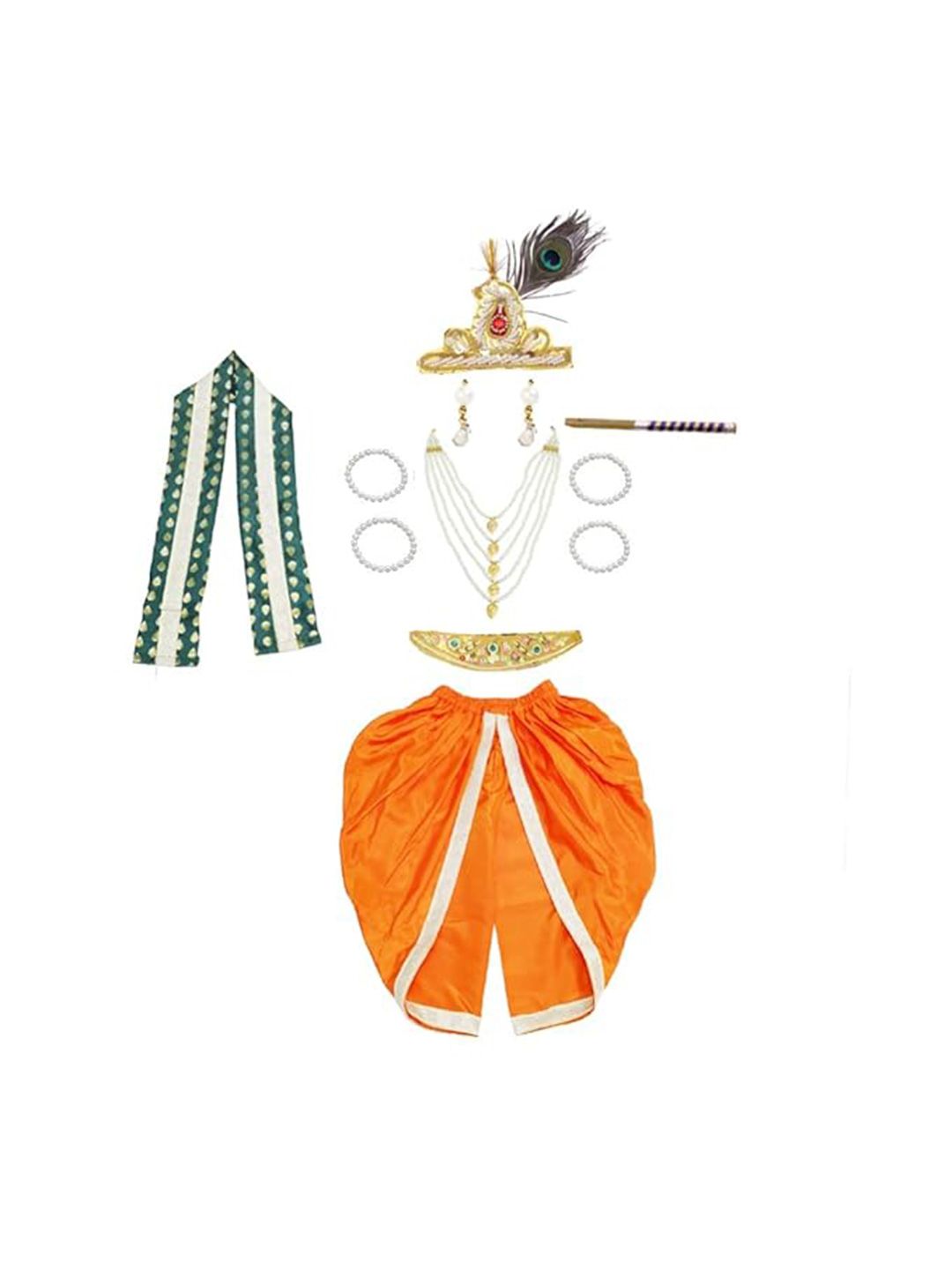 itsmycostume Infant Boys Woven Design Janamashtm Dress-picture-25