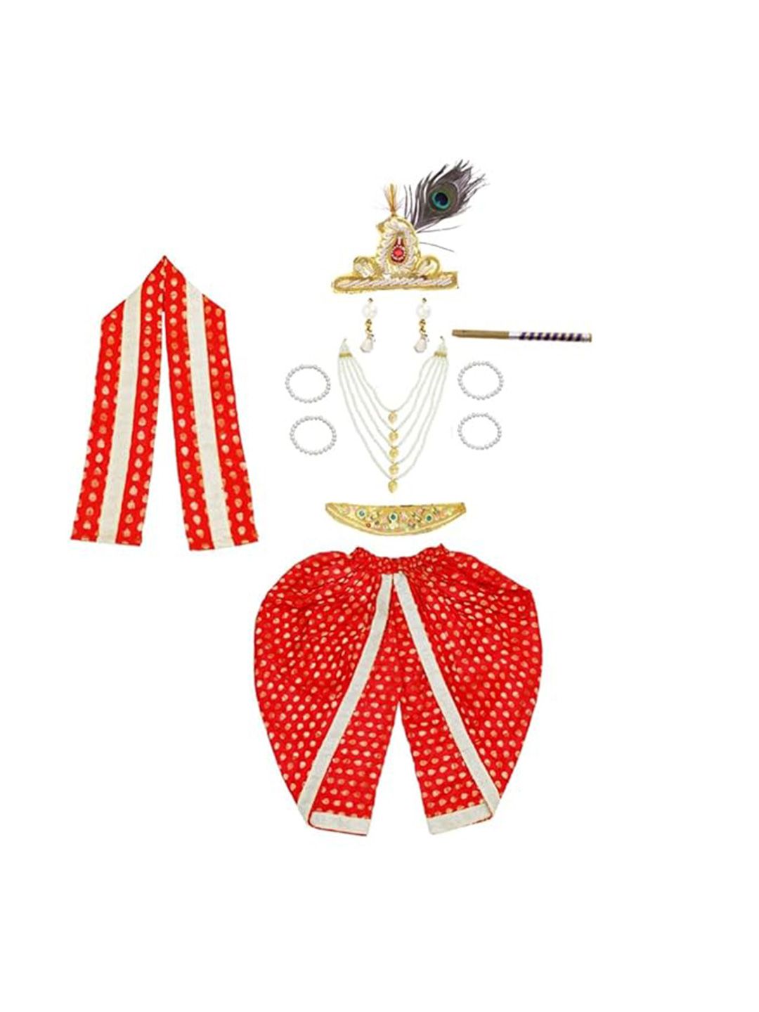 itsmycostume Infant Boys Woven Design Janamashtm Dress-picture-13