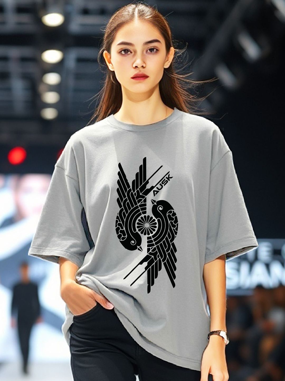 AUSK Women Printed Pockets T-shirt-picture-30