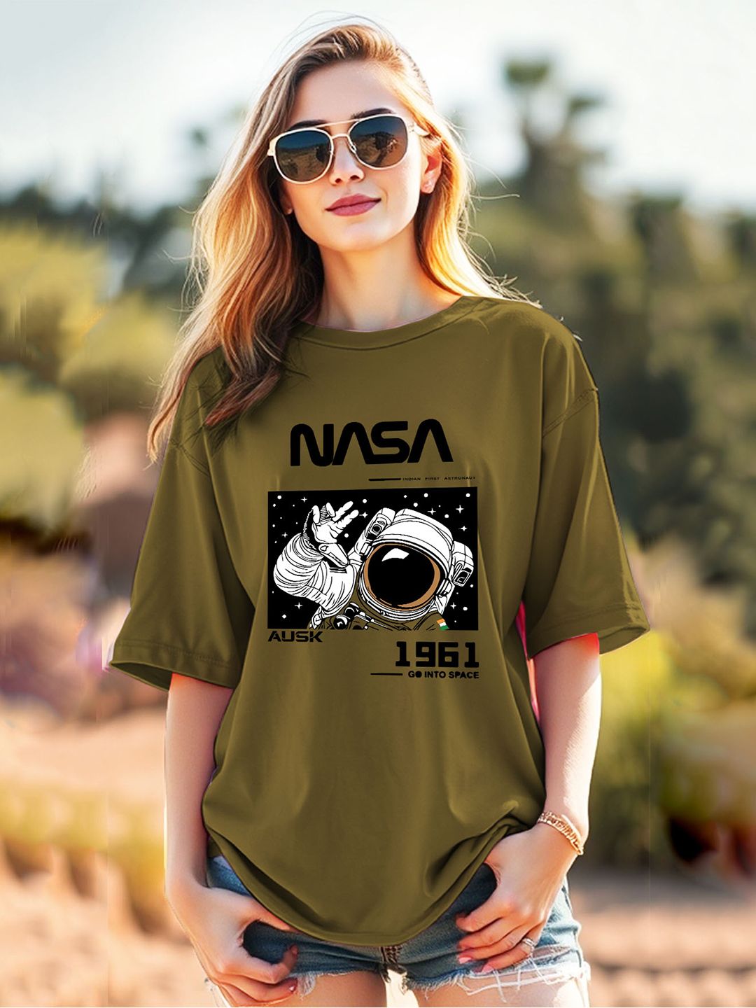 AUSK Women Printed Pockets T-shirt-picture-38