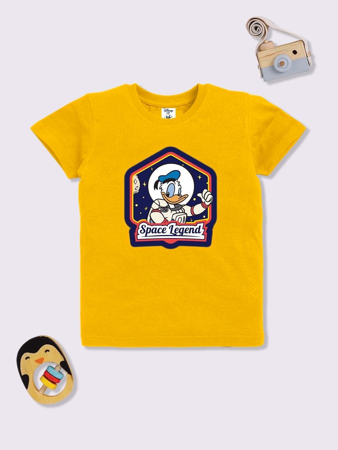 YK Disney Boys Donald Duck Printed Cotton T-shirt-image-42