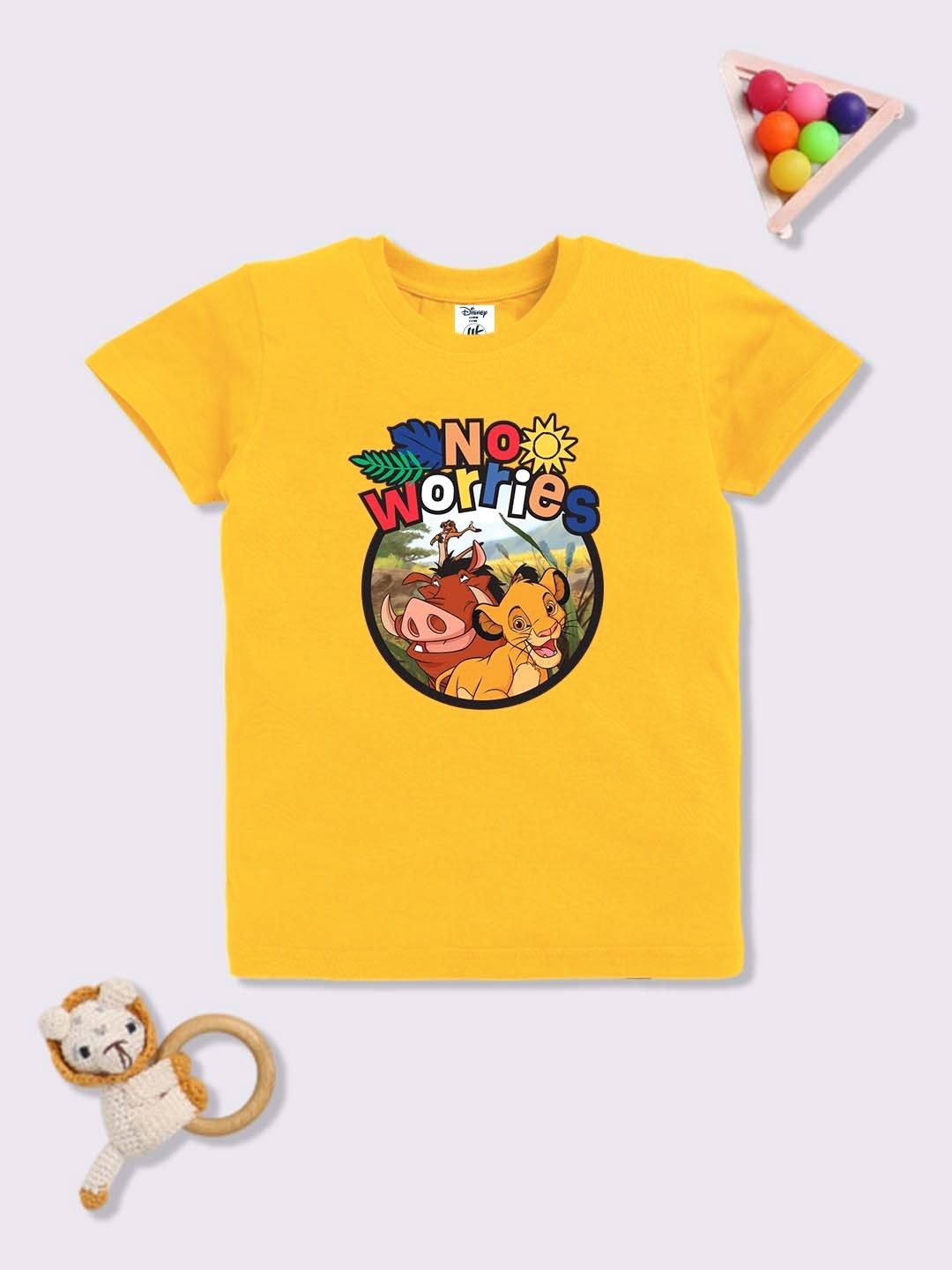 YK Disney Boys Simba Printed T-shirt-image-44