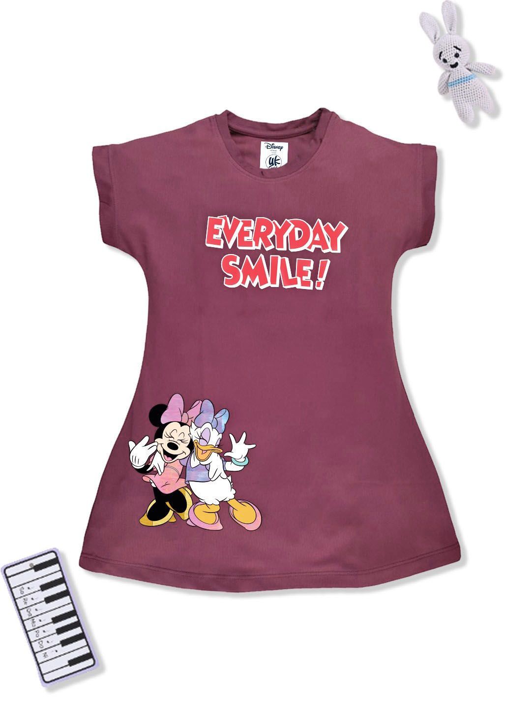 YK Disney Minnie And Daisy Printed A-Line Dress-picture-57