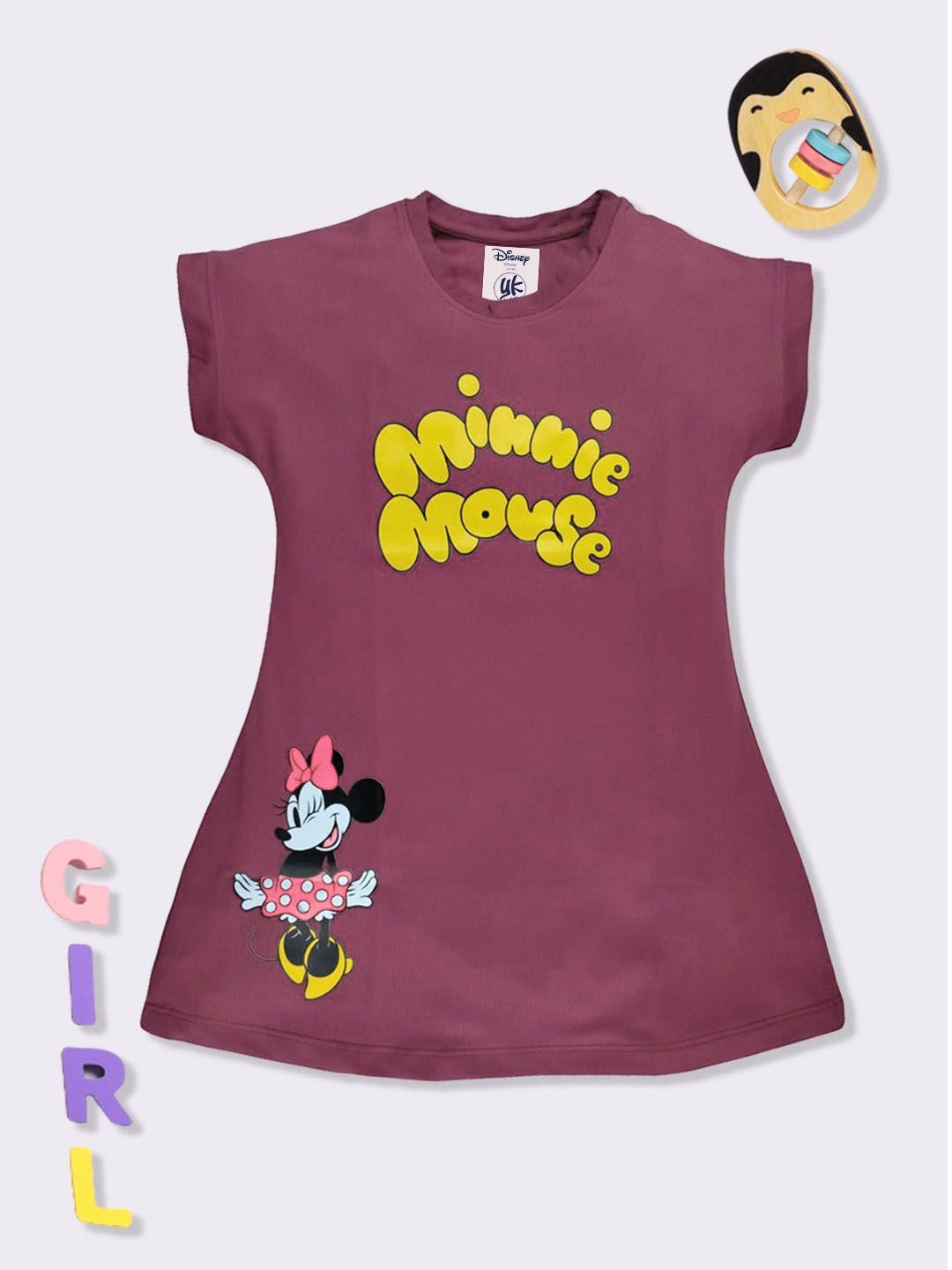 YK Disney Minnie Mouse Printed A-Line Dress-picture-15