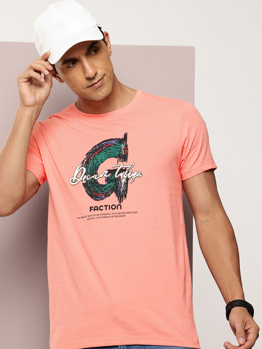 FROSEN FOX Typography Printed T-shirt-picture-22