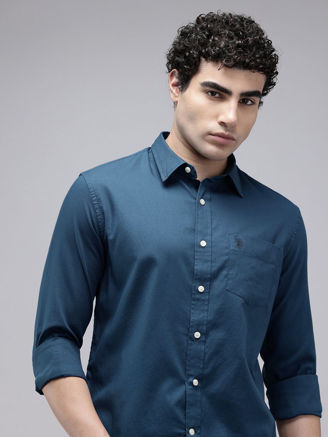 U.S. Polo Assn. Pure Cotton Tailored Fit Casual Shirt-picture-23