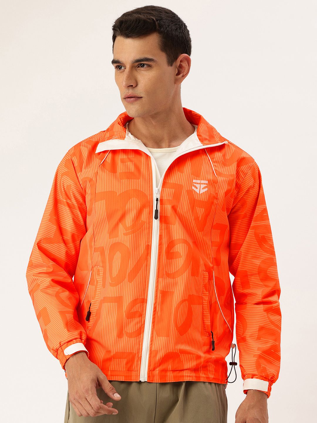 FIFTY TWO Printed Hooded Rain Jacket-picture-48
